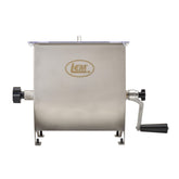 LEM vue avant du mélangeur MightyBite montrant design robuste et capacité