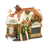 Lemax Devaney's Bakery façade en porcelaine, belle présence décorative