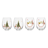 Lenox gobelet face avant avec personnages du Grinch, apporte une touche festive