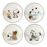 Lenox Snoopy illustration avant montrant Snoopy et Woodstock, apporte gaieté de Pâques