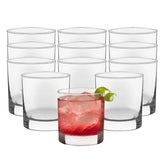 Libbey verre face avant lot de 12 montrant finition claire et élégante