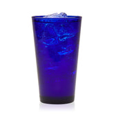 Libbey verre cobalt flare face avant couleur vive et élégance