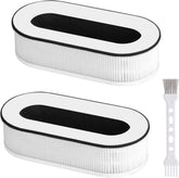 Lichelete packaging face avant montrant le pack de 2 filtres et la brosse, solution pratique