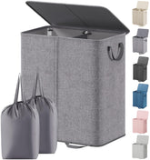 Lifewit corbeille face avant gris montre rangement discret