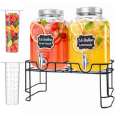 Lifewit vue avant du distributeur en verre montrant capacité et design élégant