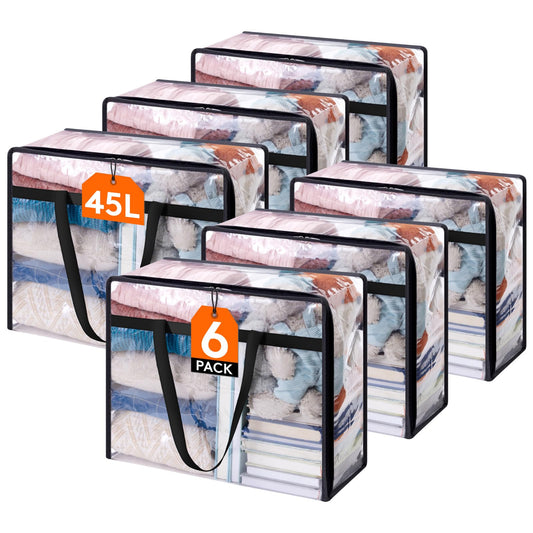 Lifewit vue de face de la housse avec visibilité du contenu et protection