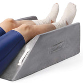 LightEase coussin face avant montrant la forme en coin pour alignement des jambes