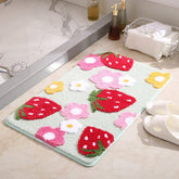 LIKETN tapis face avant vert montrant confort et absorption