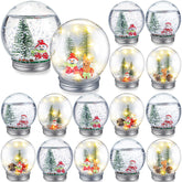 Liliful boîte ouverte montrant tous les éléments pour créer des boules de neige, facilite l'organisation
