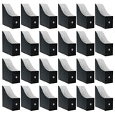 Limitliho vue avant du lot de 24 range-magazines, organisation maximale