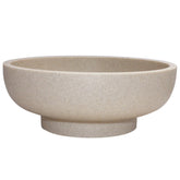 LIN CHUAN bol de face couleur sable beige montrant design élégant