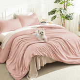 Litanika couette vue de face montrant la teinte blush et un look accueillant