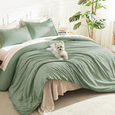 Litanika couette face entière montrant le vert sauge et confort visuel