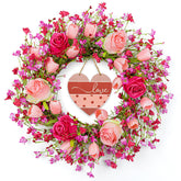 LLZLL couronne face pour porte apportant allure festive