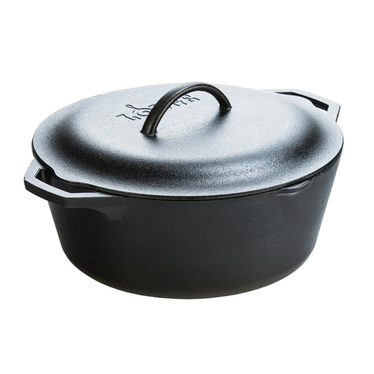 Lodge cocotte face avant montrant forme robuste et capacité