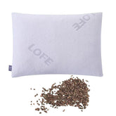 LOFE oreiller face avant 14x20 montrant forme et finition pour soutien stable