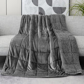 Lofus couverture pondérée face avant montrant style gris et bien-être