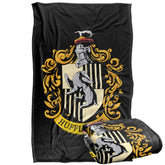 LOGOVISION plaid Hufflepuff face avant montrant le blason et style élégant