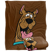 LOGOVISION plaid Scooby-Doo face avant montrant motif vif et confort instantané