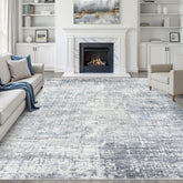 LOONGRUG vue frontale du tapis 8x10 montrant design neutre et intégration