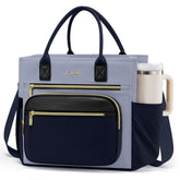 LOVEVOOK vue face du sac repas grand format, rangement optimisé pour la journée