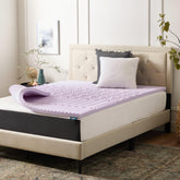 LUCID surmatelas emballé prêt à installer, facilite livraison et déballage