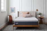 LUCID emballage compact du surmatelas Twin XL facilitant la livraison