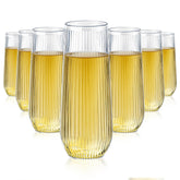 Lueumxc packaging avant montrant le lot de 48 verres, pratique pour événements