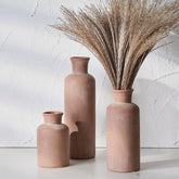 LUKA lot de trois vases devanture apportant chaleur décorative