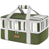 LUNCIA sac double plateaux vue face montrant capacité et design pratique