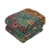 LUTBM plaid boho face avant montrant style et confort