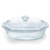 Luvan plat ovale face en verre transparent, esthétique et pratique