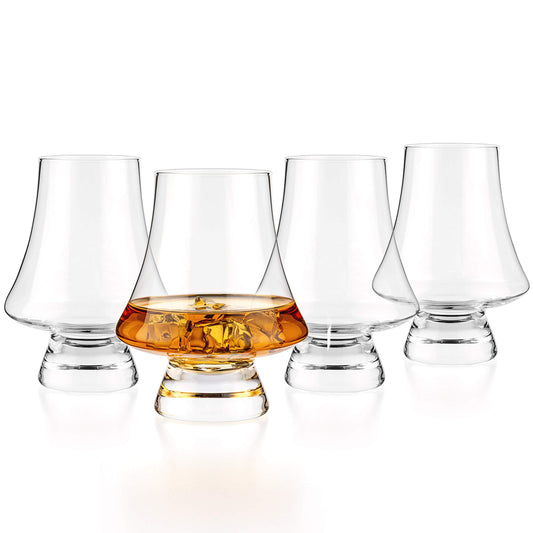 LUXBE lot de 4 verres snifter montrant ensemble et design moderne bénéfice présentation élégante