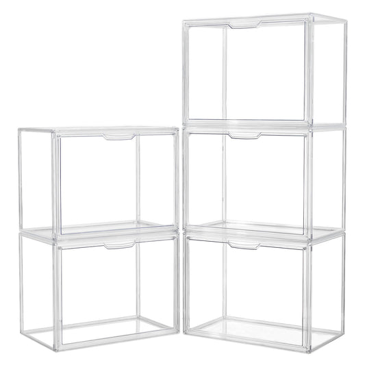 LXLXXL boîte vitrine avant montrant la transparence et protection pratique