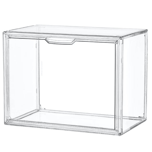 LXLXXL boîte acrylique vue avant montrant transparence et présentation