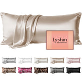 Housse LYSHIN champagne face avant montrant finition lisse et protection peau