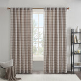 Madison Park vue de face du panneau plaid apportant chaleur décorative