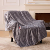 Maeytau vue face du plaid chauffant montrant chaleur uniforme et confort