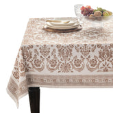 Maison d' Hermine nappe rectangulaire vue face, élégance pour tables de fête