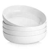 MALACASA bol pâtes face blanc, design large et pratique