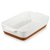 MALACASA plat face recto khaki white élégant pour service immédiat