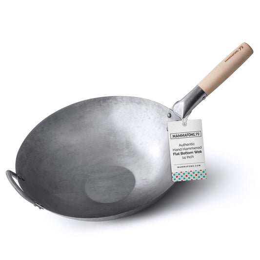 Mammafong wok face avant montrant design et solidité