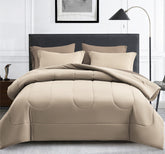 Maple&Stone couette face entière beige montrant confort et style