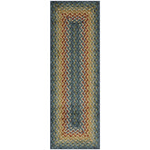 Maples Rugs vue de face du tapis Marion multicolore pour ambiance chaleureuse