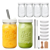 Mapoxy bocaux face avant montrant pack de 6 et capacité 32oz, idéal pour stocker boissons