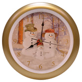 Mark Feldstein horloge face montrant scène Snow Family et ambiance chaleureuse