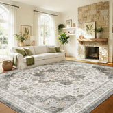 Marsail vue frontale du tapis 8x10 bénéfice esthétique chaleureux
