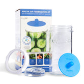 Masontops ensemble devant montrant kit complet et gain de place