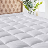 MATBEBY face avant du surmatelas montrant finition et couleur, confort immédiat