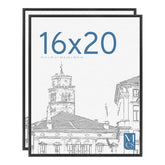 MCS cadre 16x20 avant affichage montrant finition noire pour présentation nette